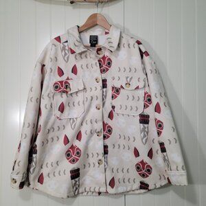 Studio Ghibli Princess Mononoke San's Mask Polar Fleece Jacket BoxLunchExclusive